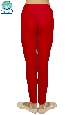 LEGGINS DANZA LYCRA ROSSO DONNA